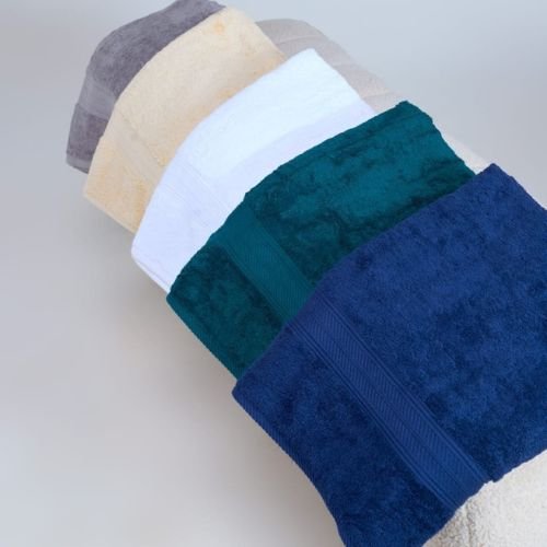 Serviette de Bain en Coton Gris perle – Image 8