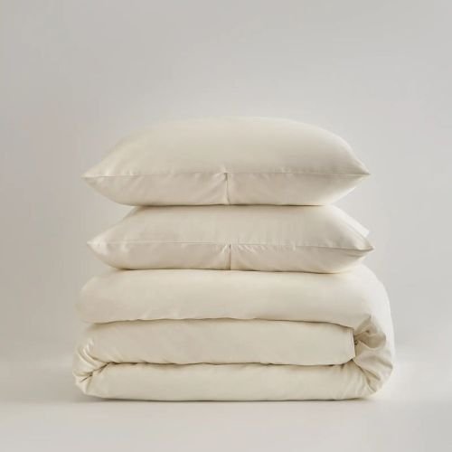 Taie d'oreiller premium blanc pur – Image 5