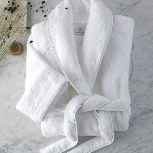 Peignoir de bain confort blanc éclatant. – Image 4