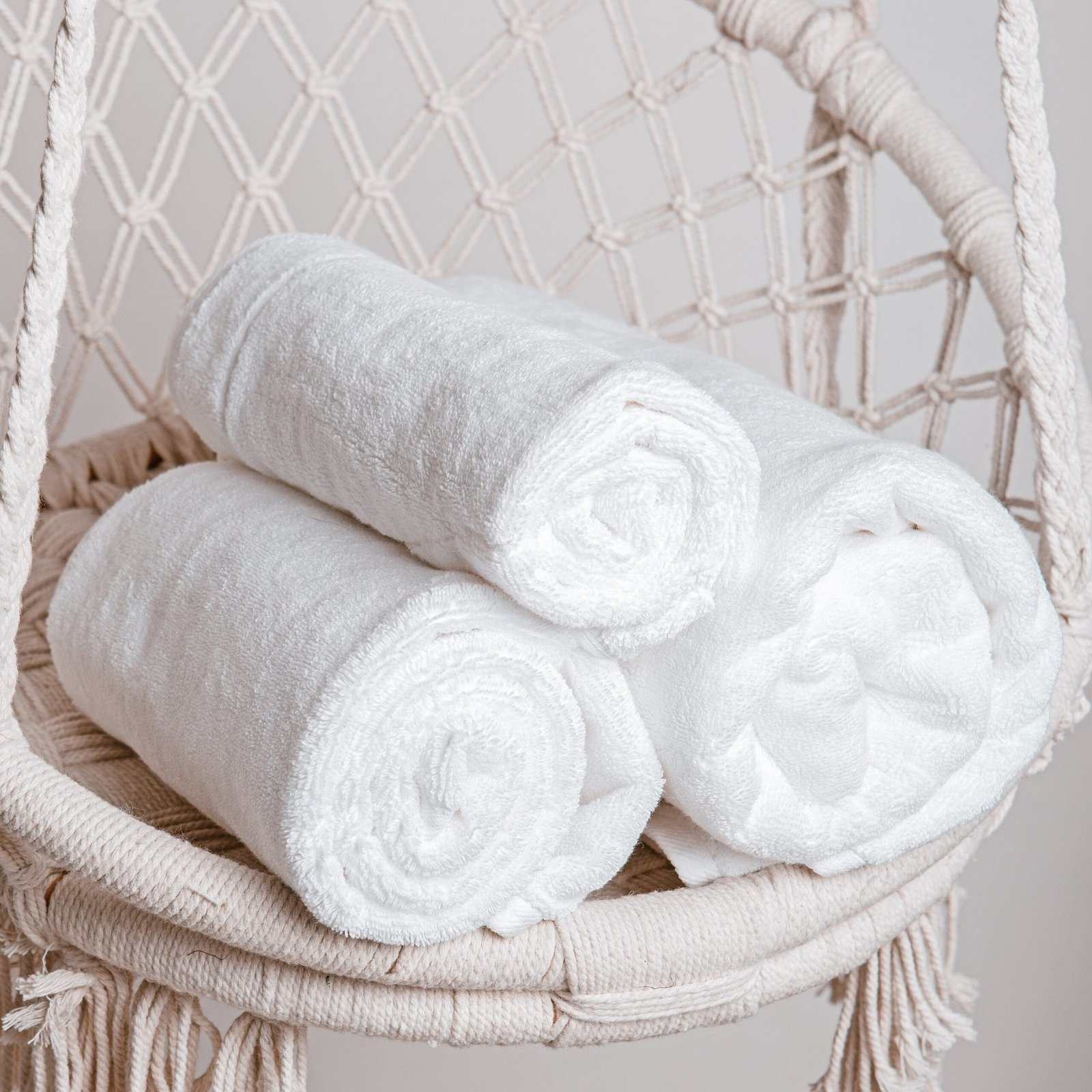 Drap de bain blanc